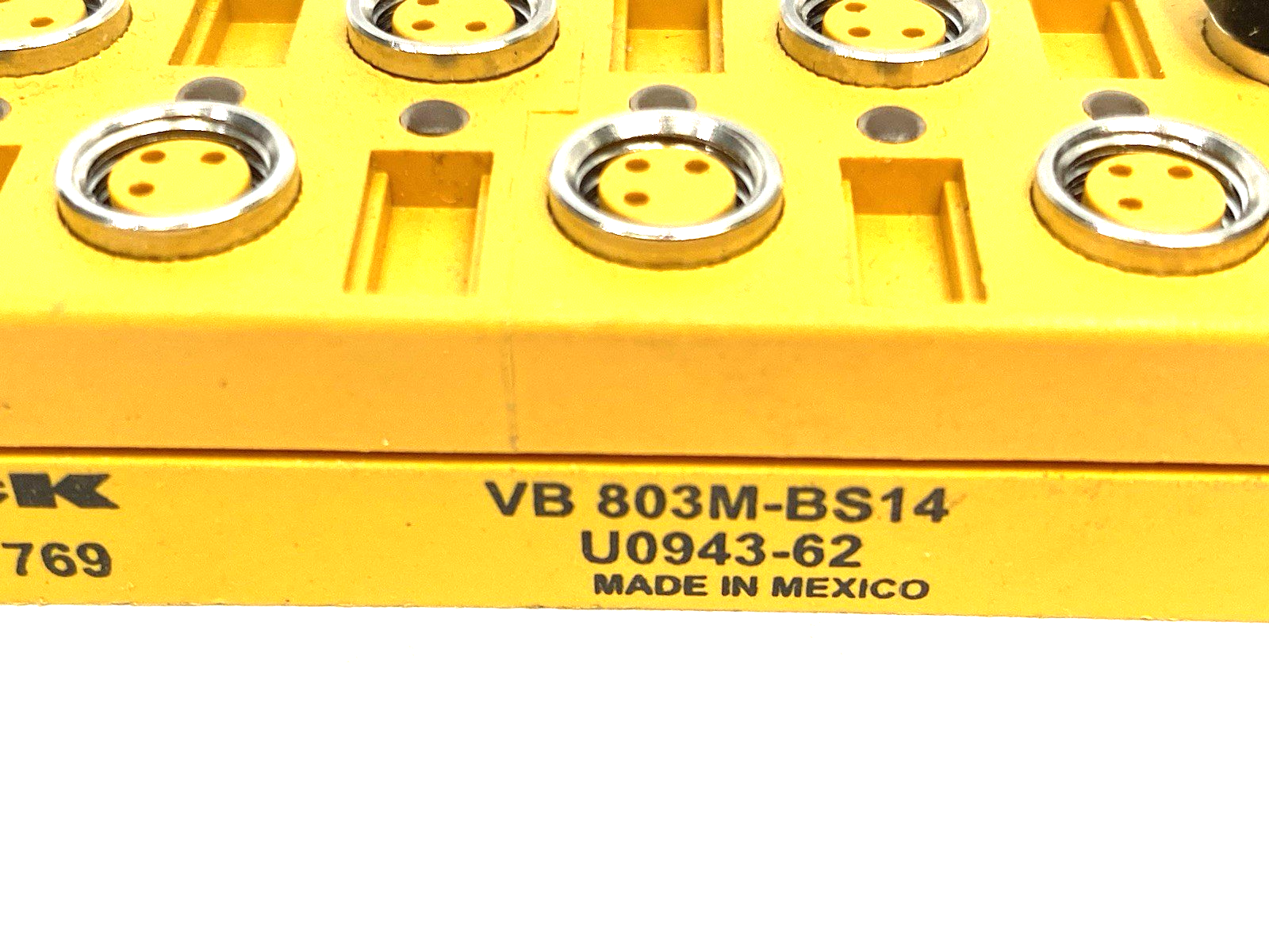 VB 803M-BS14 | Turck Passive Junction Box 8-Port x M8 3-Pin, U0943-62 - Used - Maverick Industrial Sales
