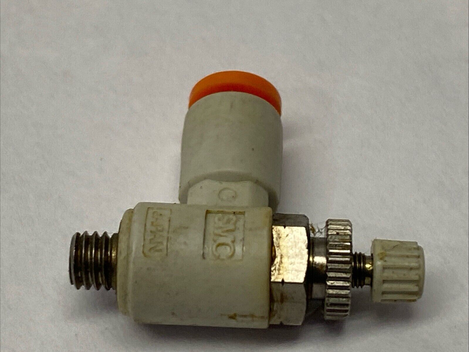 SMC AS1201F-U10/32-01 Pneumatic Flow Control w/ Fitting 1/8" OD Tube LOT OF 4 - Maverick Industrial Sales