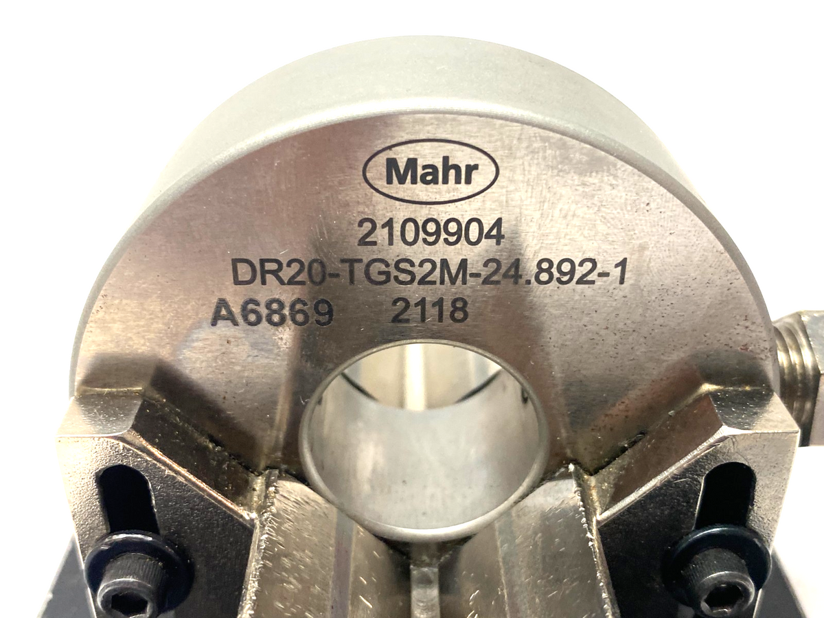 2109904, DR20-TGS2M-24.892-1 | Mahr 2109904 Dimensionair 2-Jet Air Ring Gauge DR20-TGS2M-24.892-1 w/ Base Plate - Used - Maverick Industrial Sales