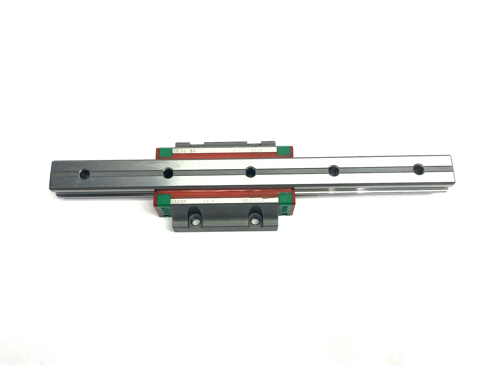 HGW-25-HC-1T290-Z0-C | Hiwin Linear Guideway Block and Rail, 1-Block, 290mm Rail - Used - Maverick Industrial Sales