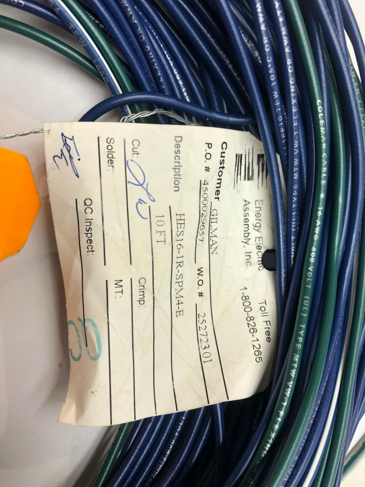 Gilman HES16-1R-SPM4-E10 ABB Robot Control Cable L.X6140.111.16.00 - Maverick Industrial Sales