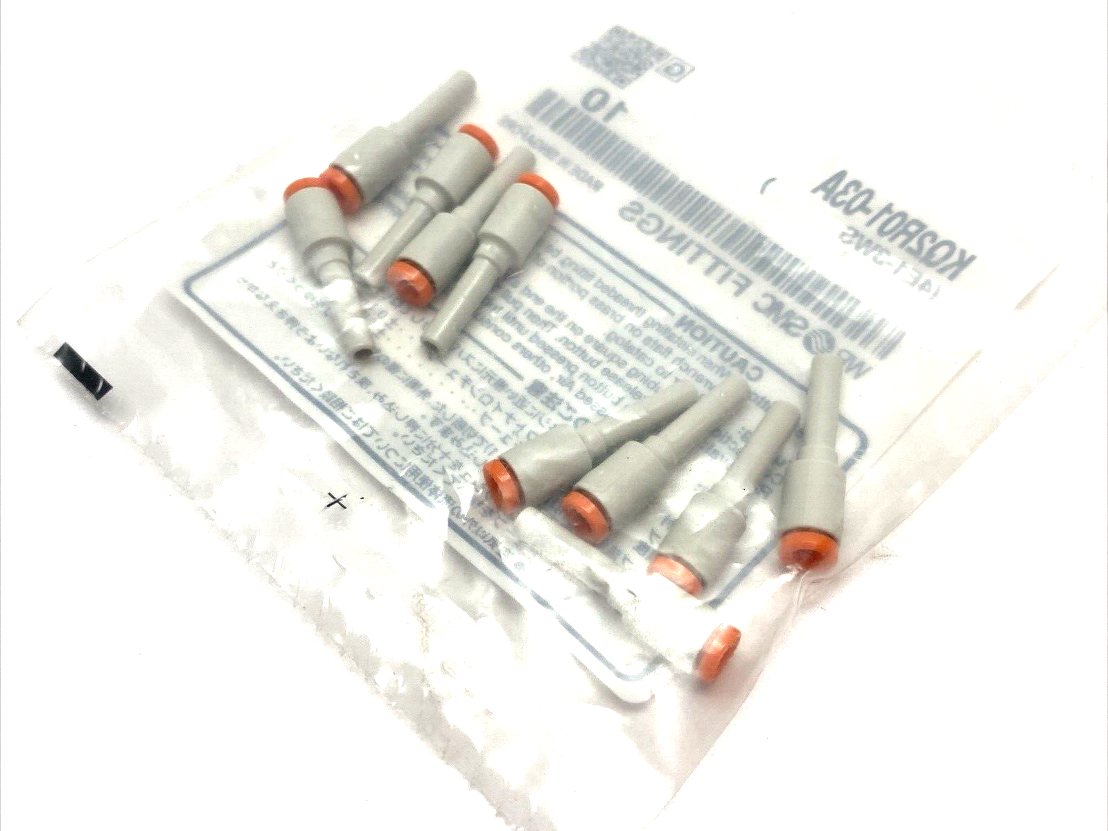 SMC KQ2R01-03A Plug-In Reducer Fitting PKG OF 10 - Maverick Industrial Sales