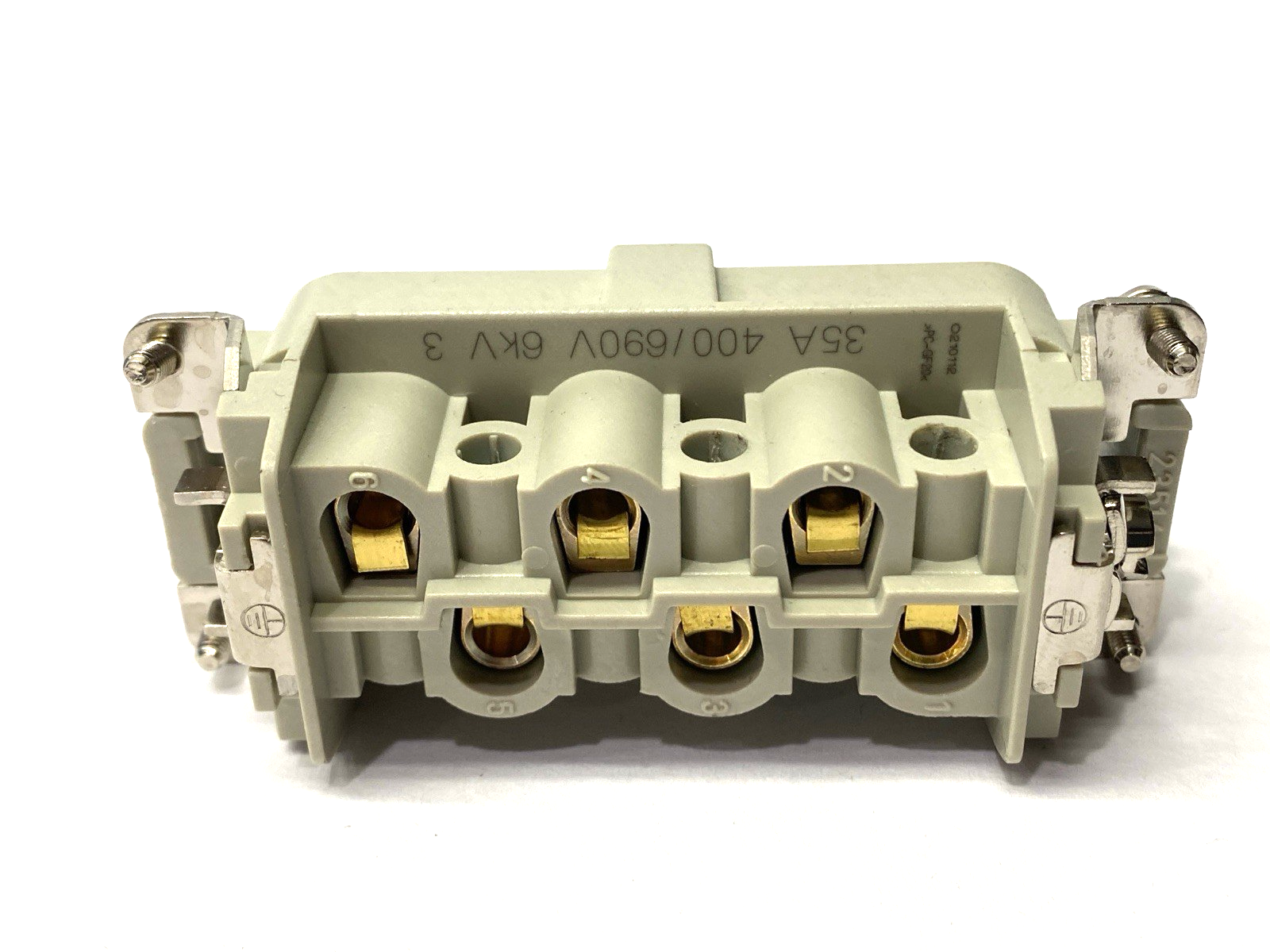 ILME CPM-06 Male Rectangular Insert 6-Pin w/ MHO-16.25 Connector Hood M25 Entry - Maverick Industrial Sales