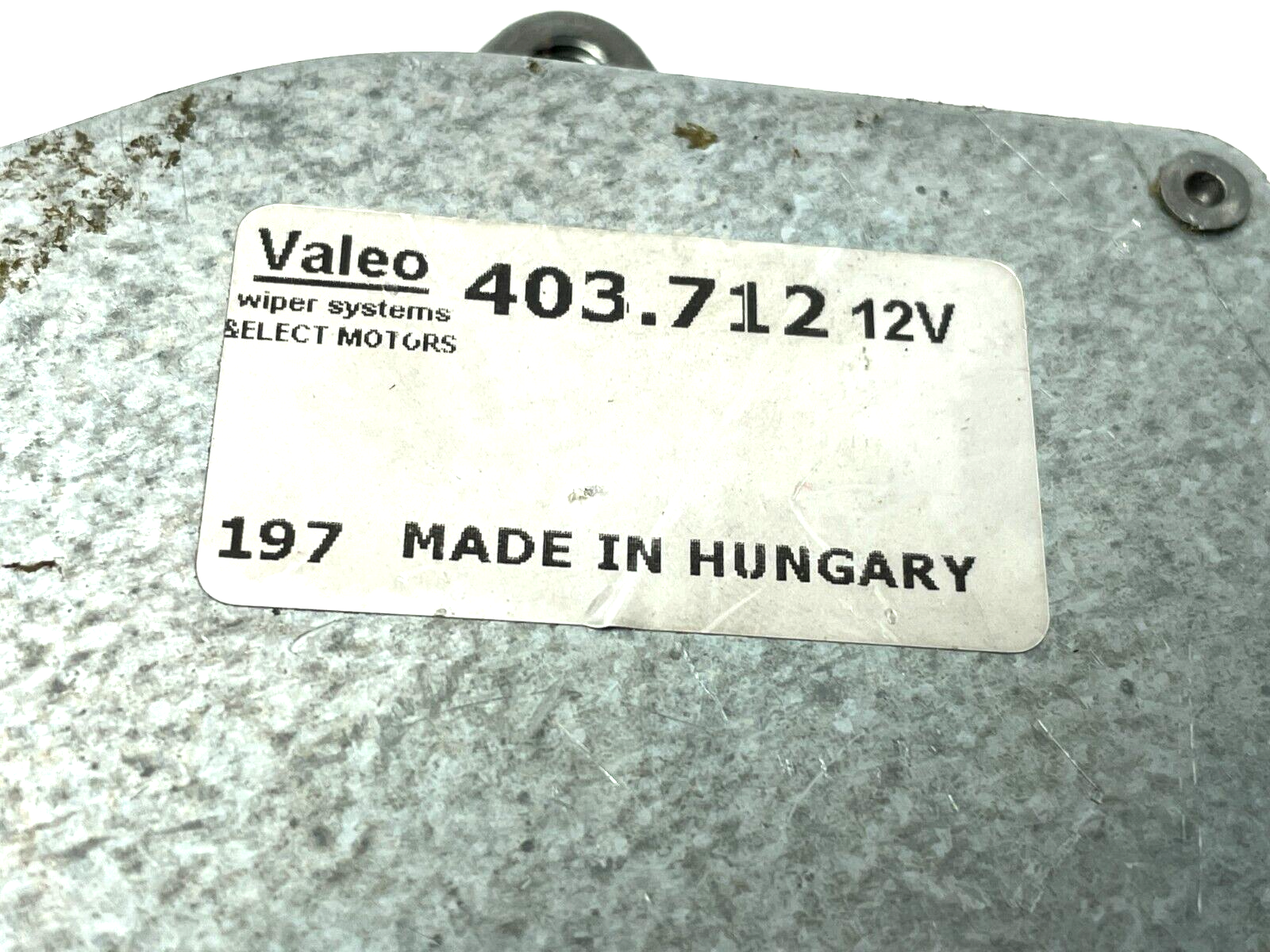 Valeo 403.712 Gear Motor 12V 197 - Used - Maverick Industrial Sales