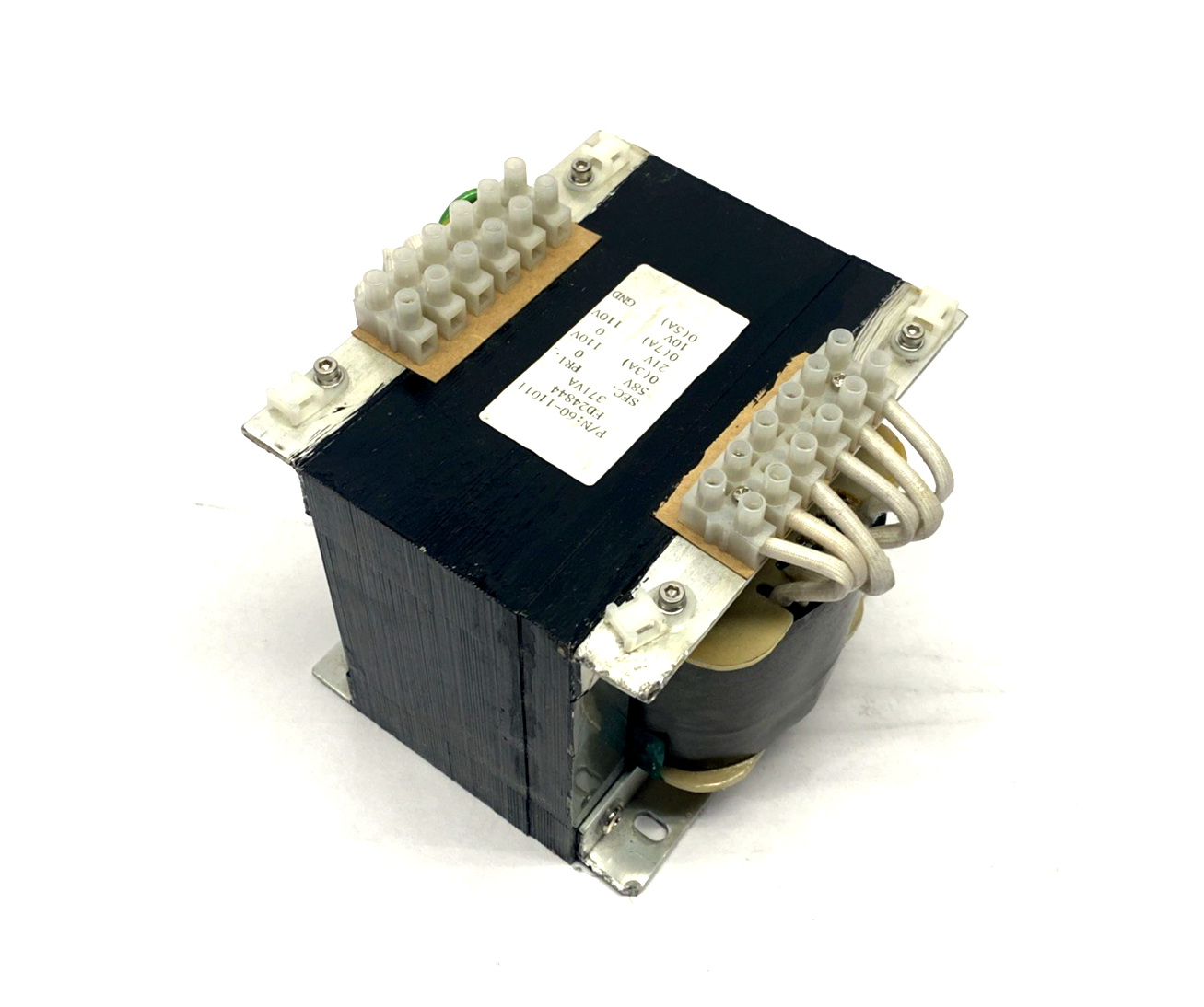 60-11011 Transformer 371VA 3PH 110V Pri. 58V 3A 21V 7A 10V 5A Sec. ED24844 - Maverick Industrial Sales