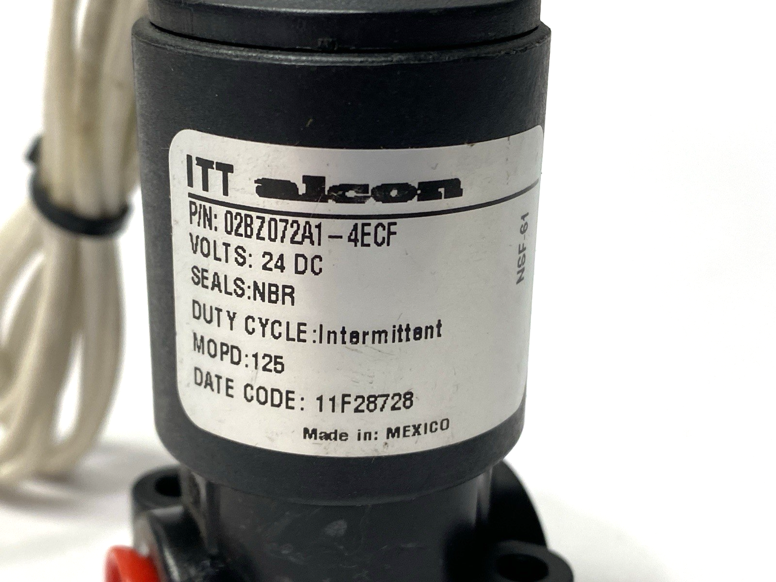 02BZ072A1-4ECF | Alcon Solenoid Valve 1/4" Ports 24VDC - New Other - Maverick Industrial Sales