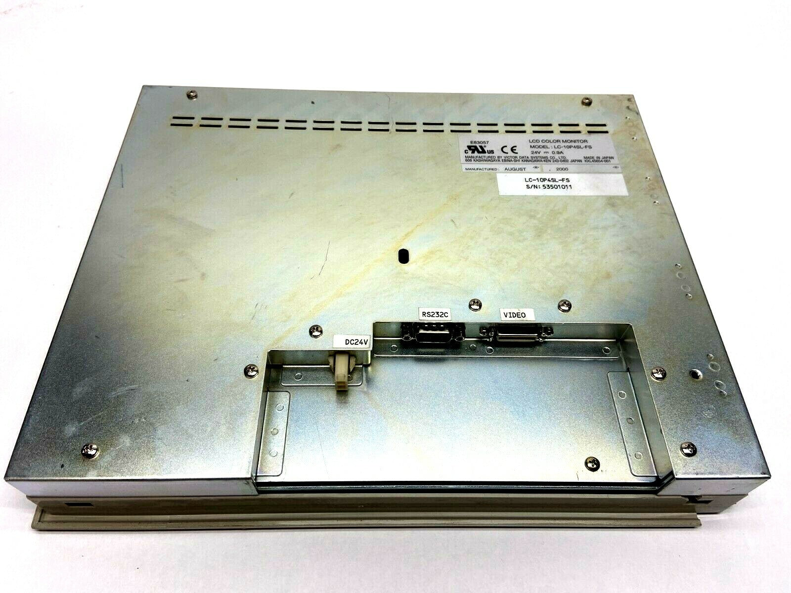 Victor Data Systems LC-10P4SL-FS LCD Color Monitor - For parts or not working - Maverick Industrial Sales