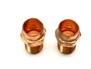 1/2" x 3/8" Male Adapter C x NPT Copper LOT OF 2 - Maverick Industrial Sales