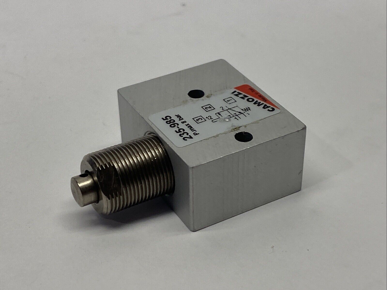 Camozzi 235-985 Mini-Valves Mechanical Valve 8 Bar - Maverick Industrial Sales