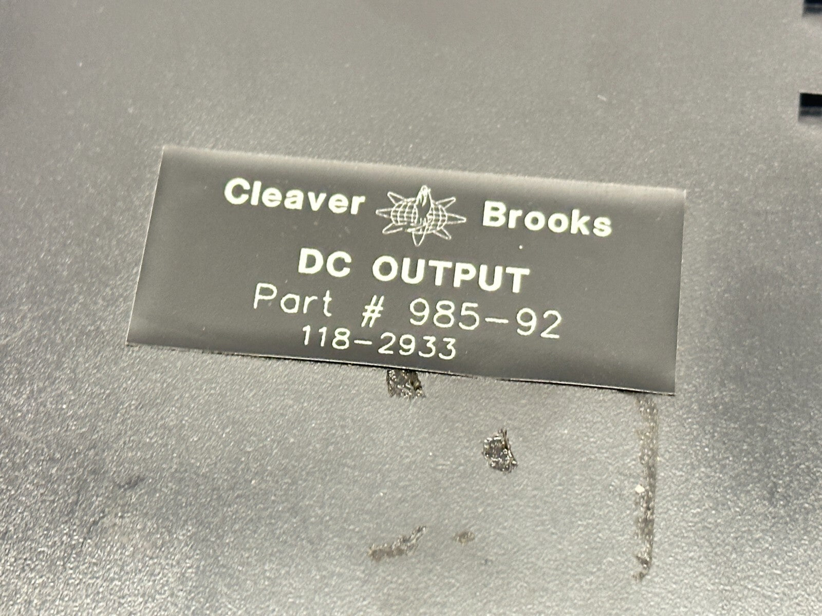 Cleaver Brooks 985-92 DC Output Module 118-2933 - Maverick Industrial Sales