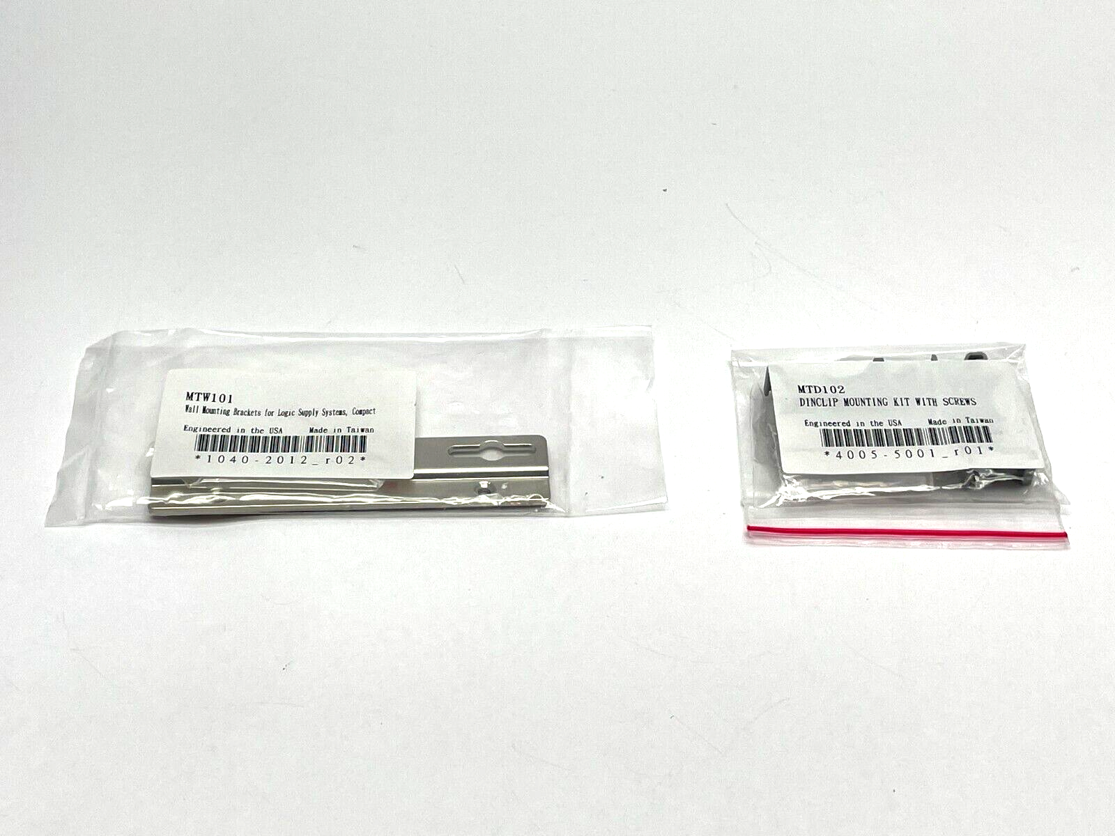 Logic Supply MTD102 DINClip Mounting Kit w/ MTW101 Wall Mount Brackets - Maverick Industrial Sales