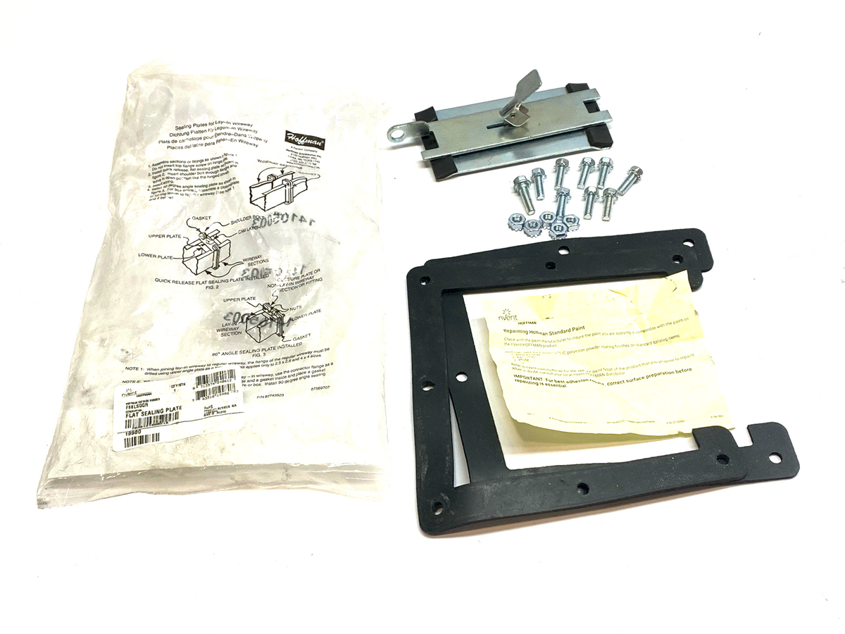 Hoffman F66LSGQR Flat Sealing Plate Cover and Gasket for Wireway 6" x 6" 19980 - Maverick Industrial Sales