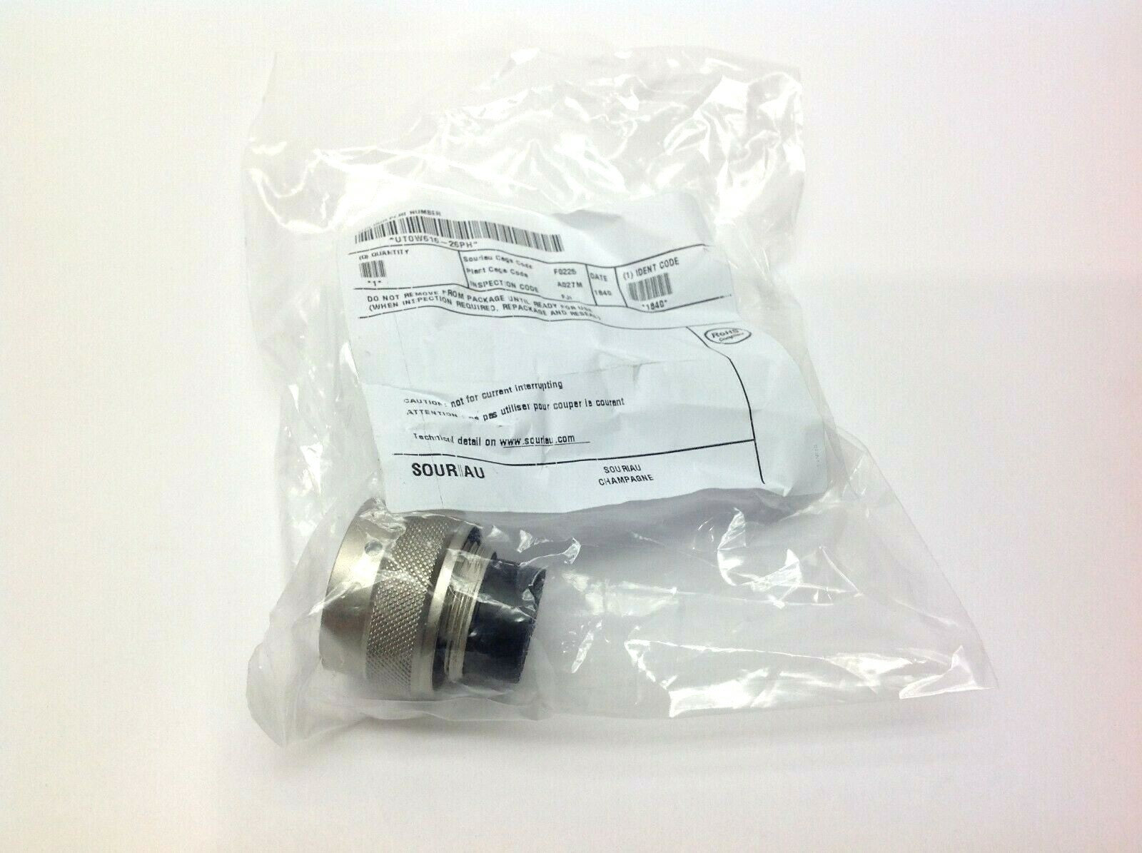 Souriau UT0W616-26PH Circular Connector Plug Size 16 26 Position - Maverick Industrial Sales