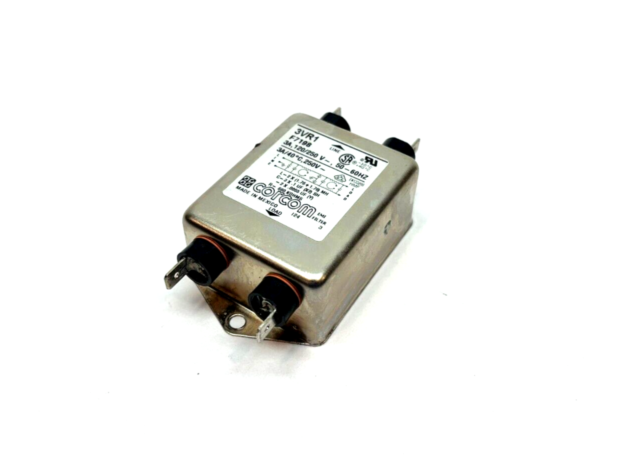 Corcom 3VR1 F7198 Line Filter, 3A, 120/250V - Maverick Industrial Sales