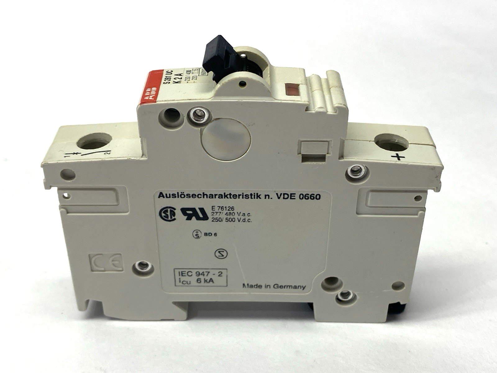 ABB S281UC-K2A Circuit Breaker 1-Pole - Maverick Industrial Sales