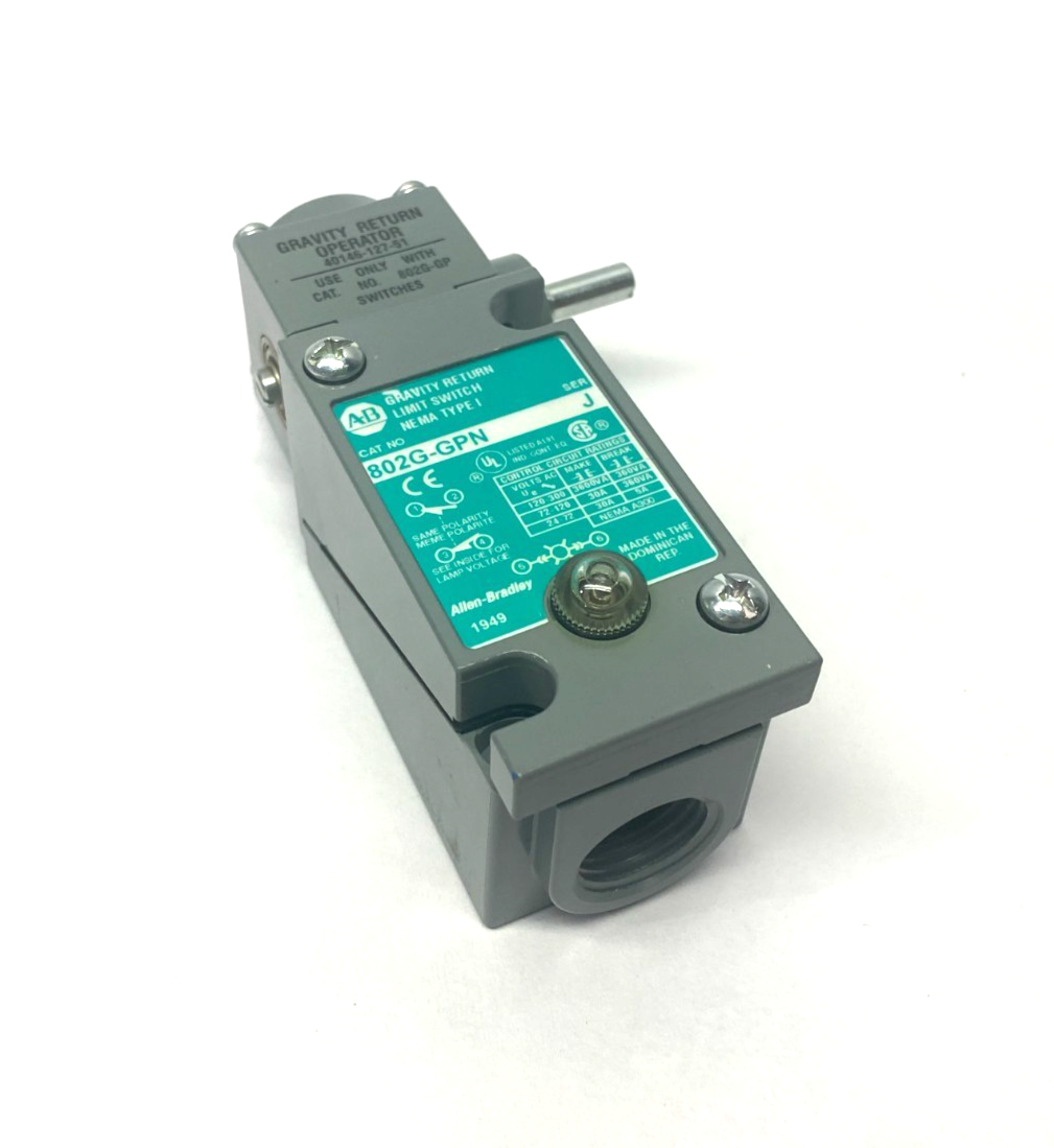 Allen Bradley 802G-GPN Ser. J Gravity Return Limit Switch NEMA Type 1 - Maverick Industrial Sales