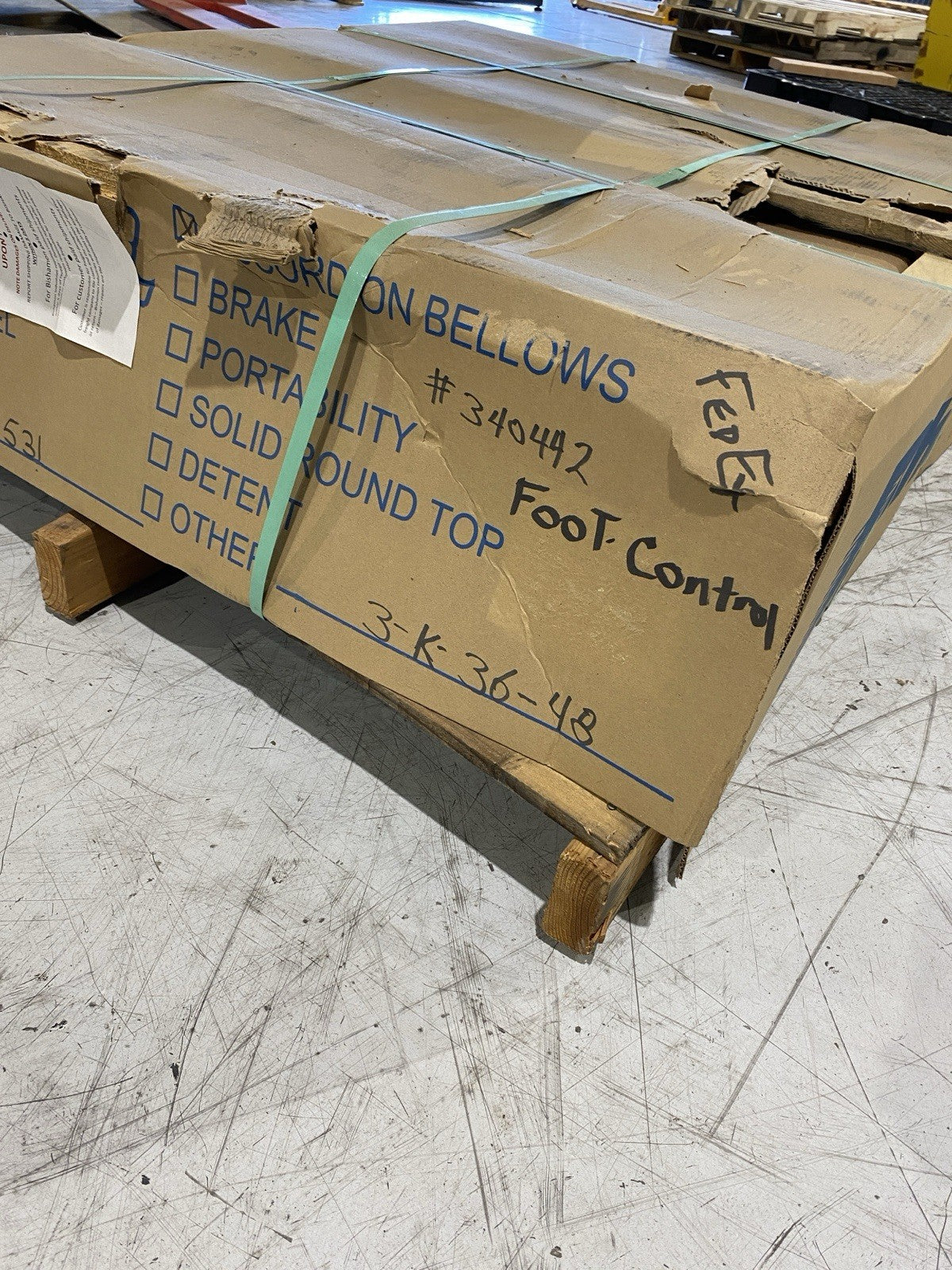 Bishamon L3K-3648-115-F Optimus Lift3K Lift Table 3k lb 115V With Foot Control - Maverick Industrial Sales