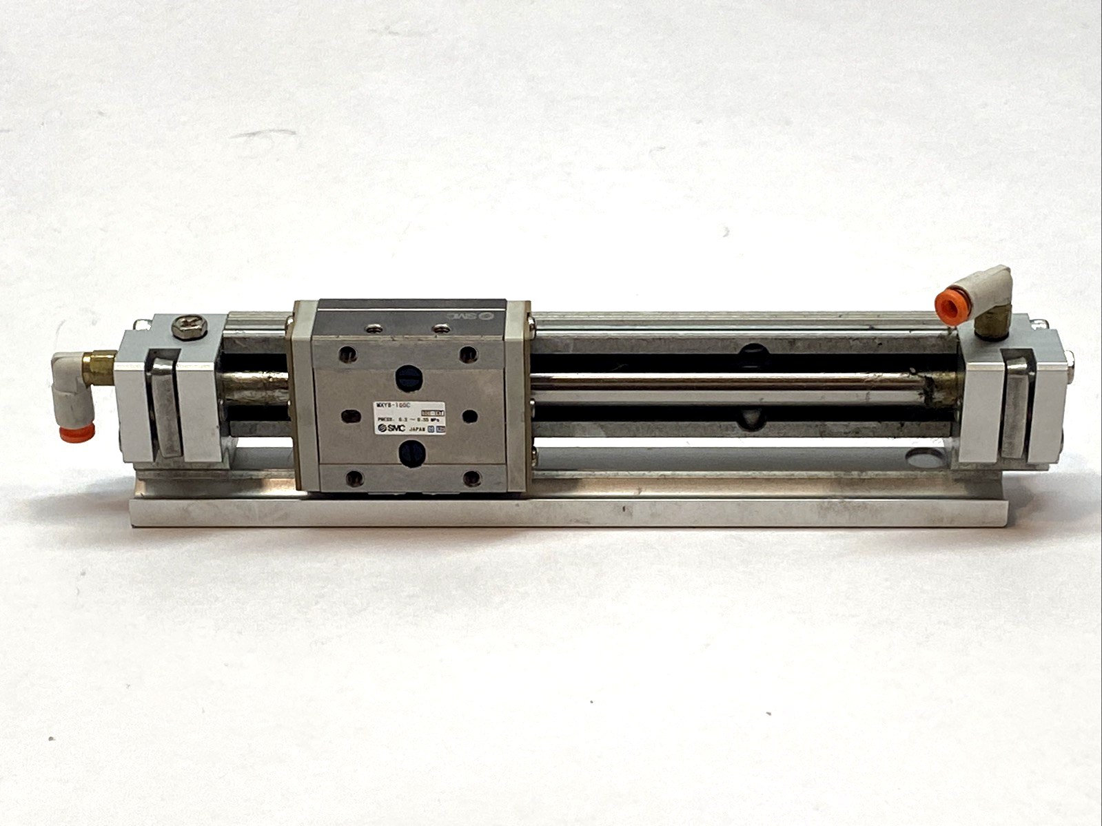 MXY8-100C | SMC Air Slide Table 8mm Bore 100mm Stroke - Used - Maverick Industrial Sales