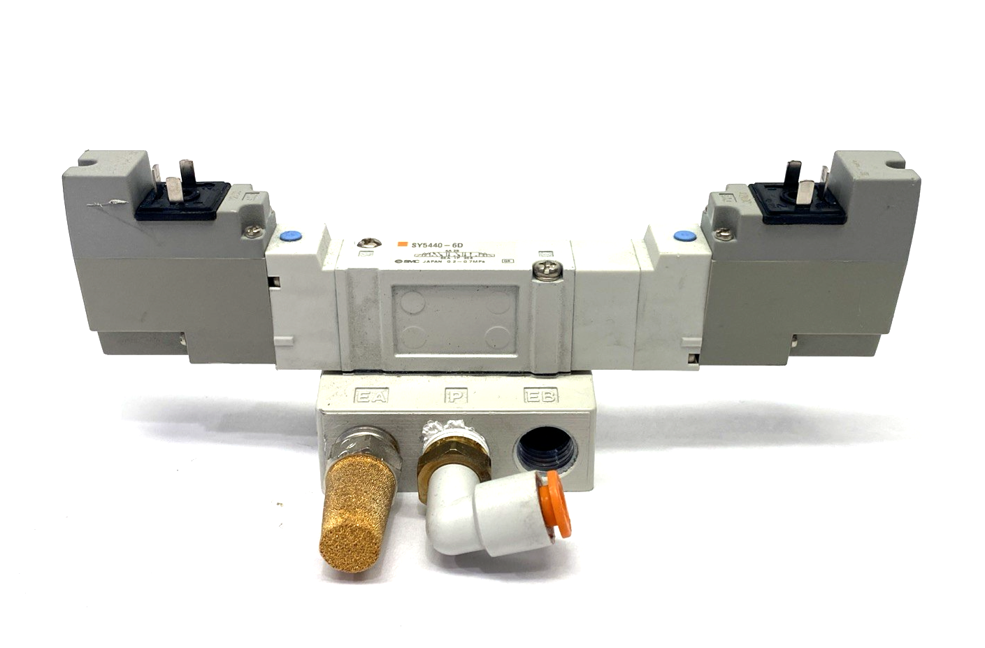 SMC SY5440-6D Solenoid Valve & Base - Maverick Industrial Sales
