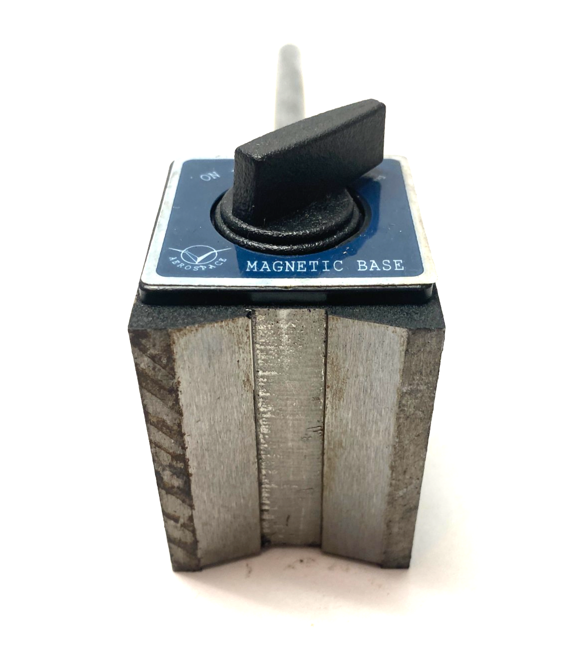 Aerospace Magnetic Base Test Tool/Indicator Holder 7" Post, 9" Overall Height - Maverick Industrial Sales