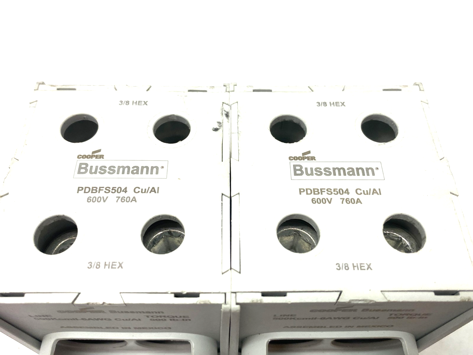 Cooper Bussmann PDBFS504 Power Distribution Block LOT OF 2 - Maverick Industrial Sales