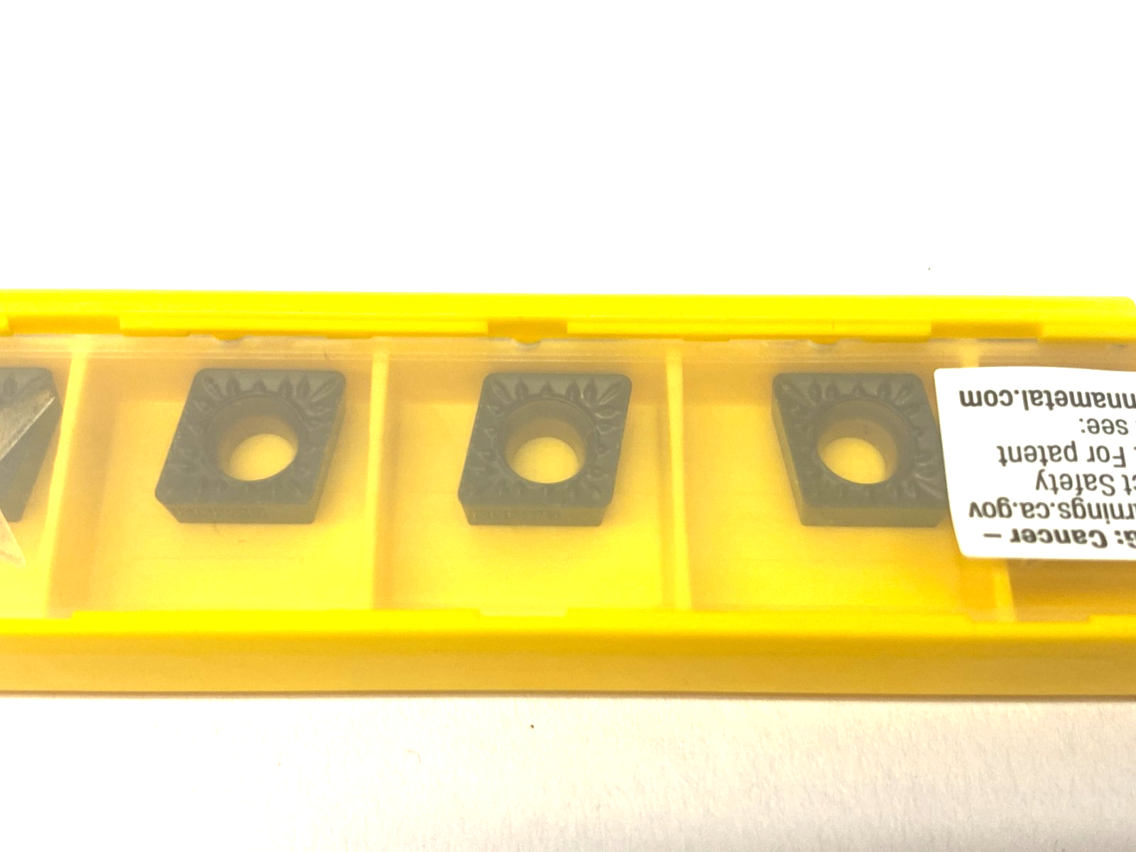 3744887 | Kennametal Screw-On CCMT-MP Positive Insert CCMT09T308MP PKG OF 5 - New - Maverick Industrial Sales