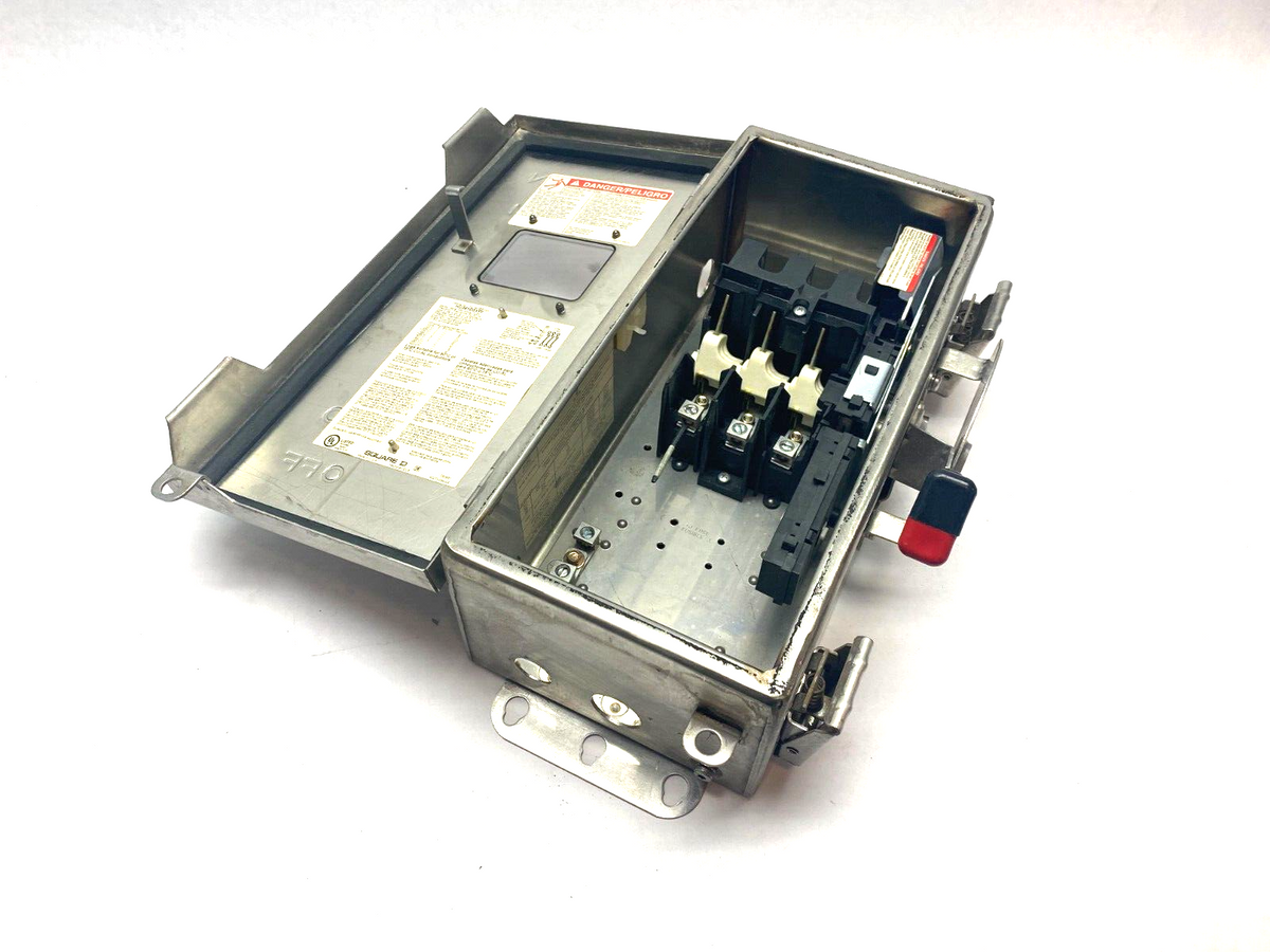 Square D HU361DSVW Stainless Steel Heavy Duty Safety Switch Series F06 - Maverick Industrial Sales