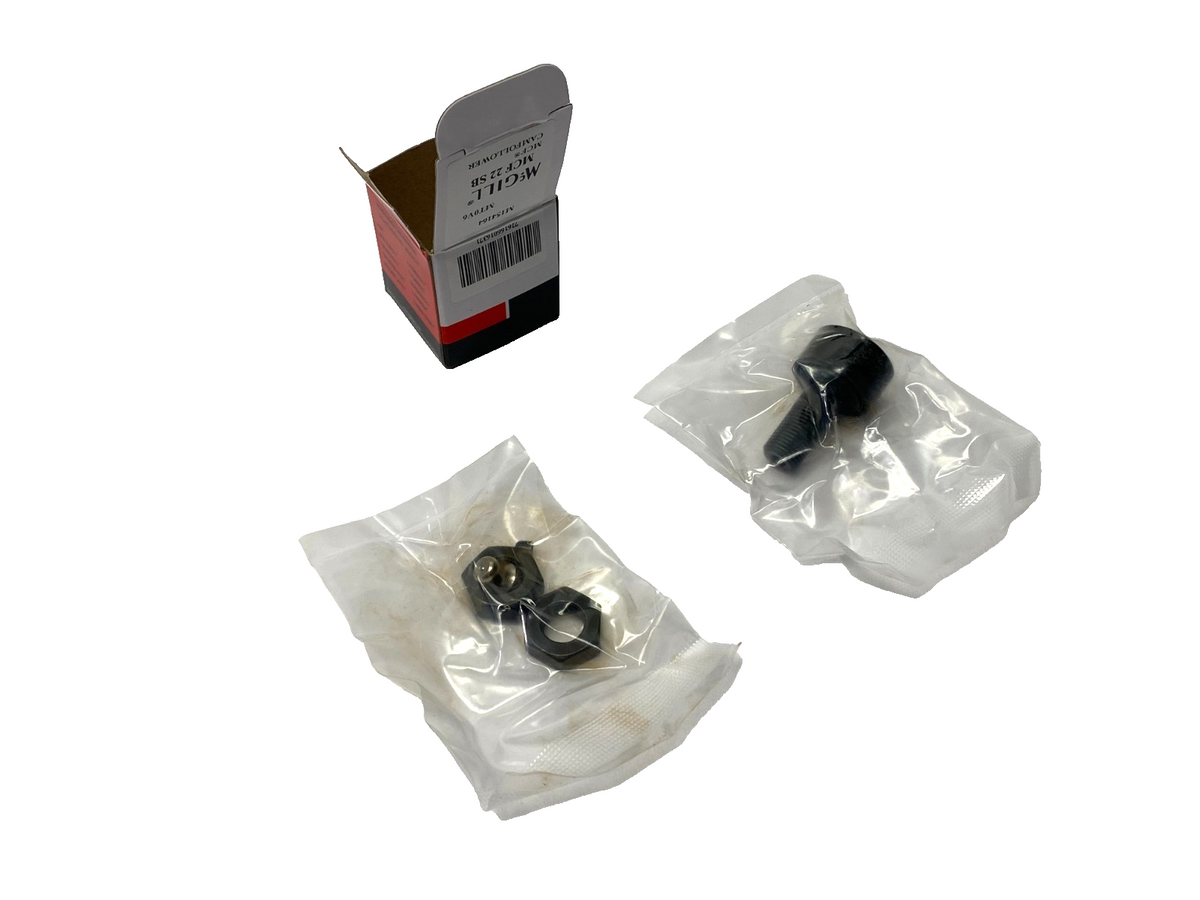 McGill MCF 22 SB Cam Follower, Crowned, 22mm Dia., 12mm Width, 23mm Stud Length - Maverick Industrial Sales