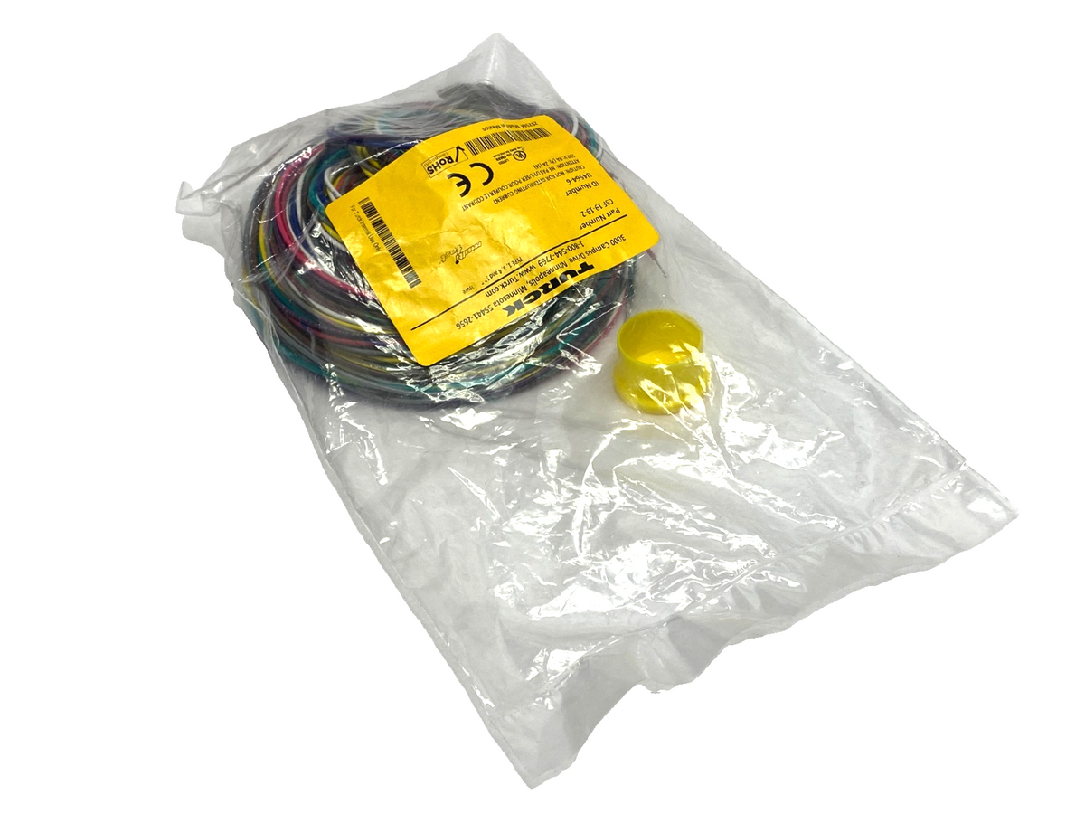 CSF 19-19-2 | Turck Actuator Sensor Receptacle Front-Mount Male M23 19-Pin U4564-6 - New - Maverick Industrial Sales