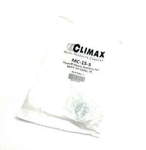 MC-15-S | Climax  Stainless Steel Metric Set Collar 15mm ID - New