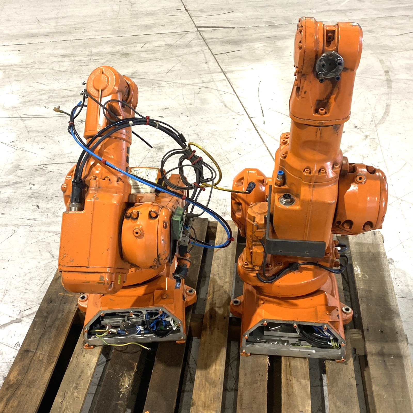 ABB IRB 140 Industrial Robot Arm LOT OF 2 - Maverick Industrial Sales