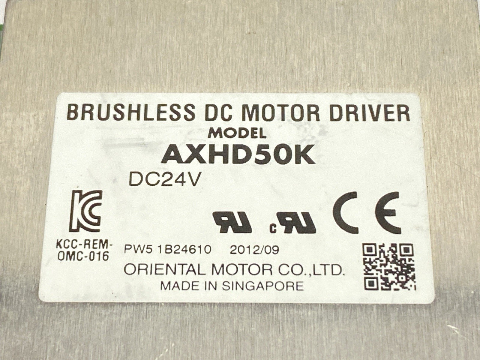 AXHD50K | Oriental Motor Brushless DC Motor Driver 24VDC - Used - Maverick Industrial Sales