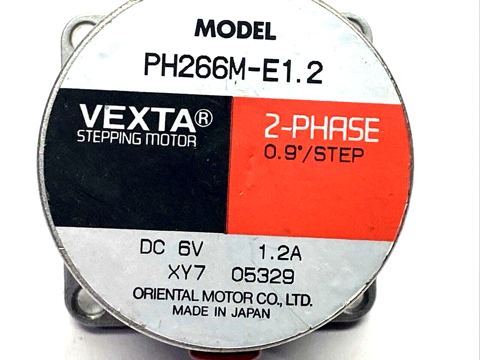 Oriental Motor PH266M-E1.2 Vexta 2-Phase Stepping Motor 0.9 Deg/Step 6V 1.2A - Maverick Industrial Sales