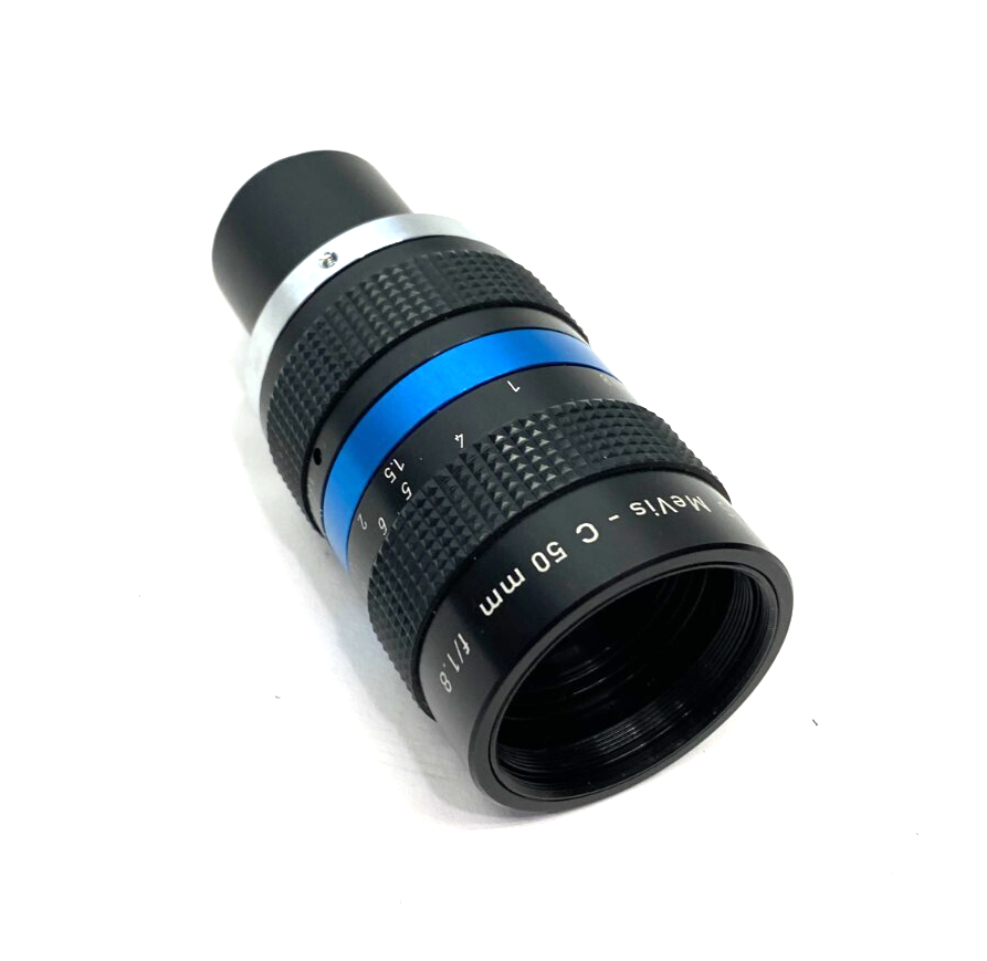 Linos MeVis C-Mount Adjustable Focus Lens 50mm f/1.8 - Maverick Industrial Sales