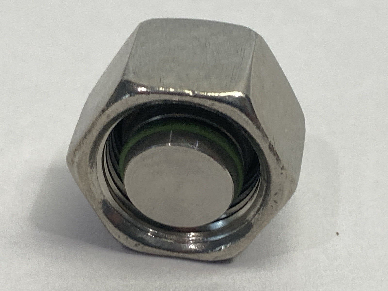 Brennan Industries D0304-C-L12-SS Compression Fitting Cap 12mm OD M18x1.5 - Maverick Industrial Sales