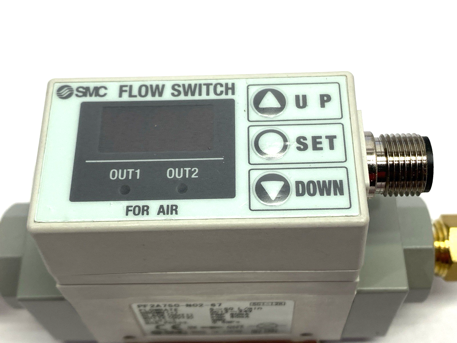SMC PF2A750-N02-67 Digital Flow Switch 24VDC - Maverick Industrial Sales