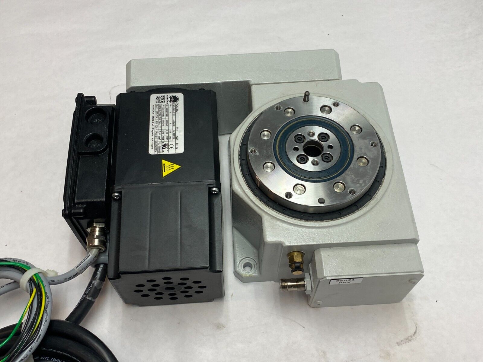 Weiss TC120T Rotary Indexing Table, 8-Station, Speed A, Koncar AZKA 56L-4T Motor - Maverick Industrial Sales