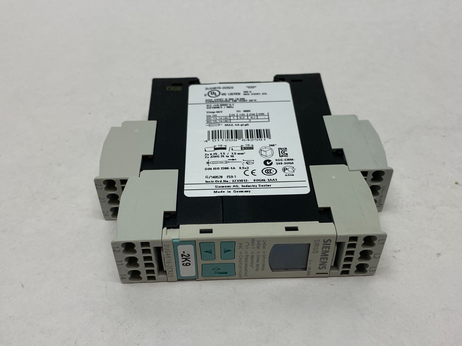 3UG4616-2CR20 | Siemens Digital Monitoring Relay 12-pol for 3-Phase - Used - Maverick Industrial Sales