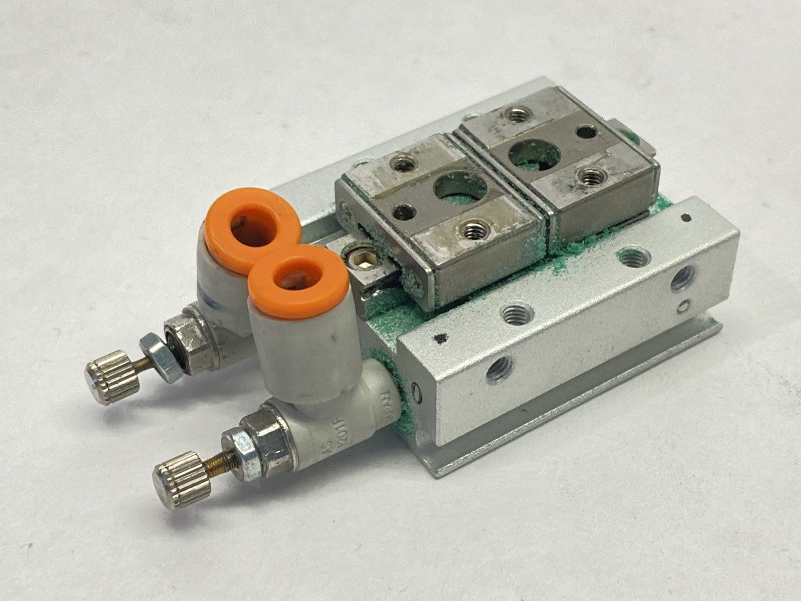 MHF2-8D | SMC Pneumatic Gripper 8mm Bore Short Stroke - For parts or not working - Maverick Industrial Sales