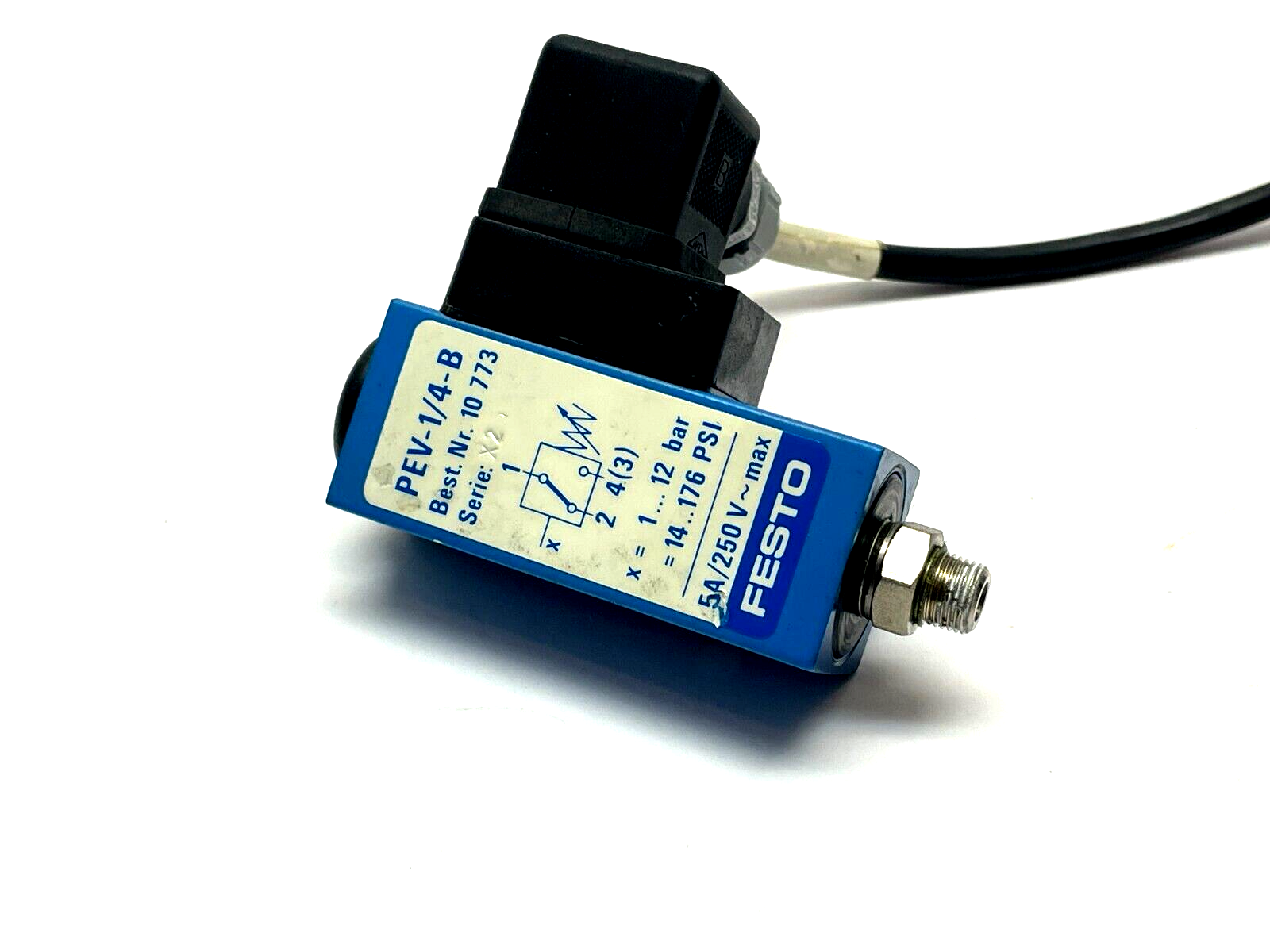 Festo PEV-1/4-B Pressure Switch 10773 - Maverick Industrial Sales