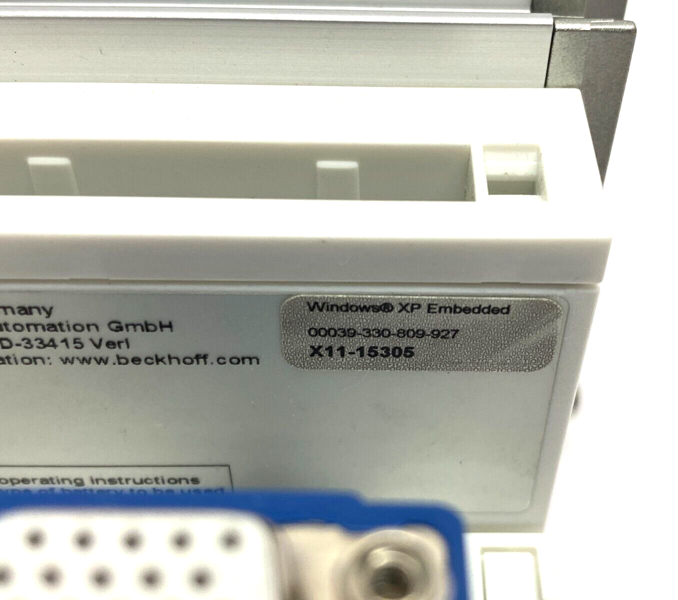 Beckhoff CX1020-0122 Basic CPU Module Windows Embedded X11-15305 w/ CX1020-N010 - Maverick Industrial Sales