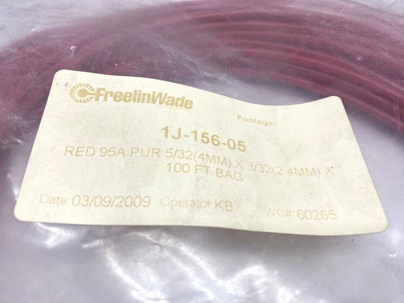 Freelin Wade 1J-156-05 Red Tubing 5/32" x 3/32" x 100' - Maverick Industrial Sales