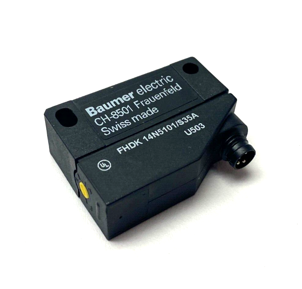 Baumer Electric FHDK 14N5101/S35A Diffuse Sensor Background Suppression 11001032 - Maverick Industrial Sales