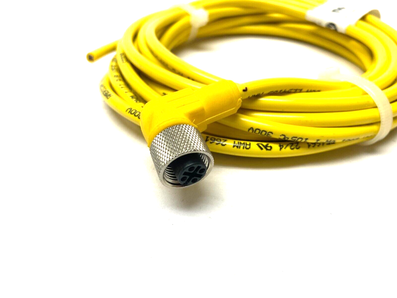 Allen Bradley 889D-R4AC-5 Ser. A Micro DC Cable Rt-Angle 4-Pin 250VDC 3A - Maverick Industrial Sales