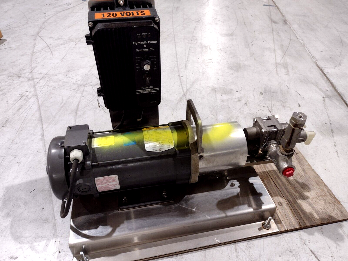 Plymouth Pump & Systems CO PV37-BB1.0-12S20, Baldor 34-5990-3675 & Speed Control - Maverick Industrial Sales