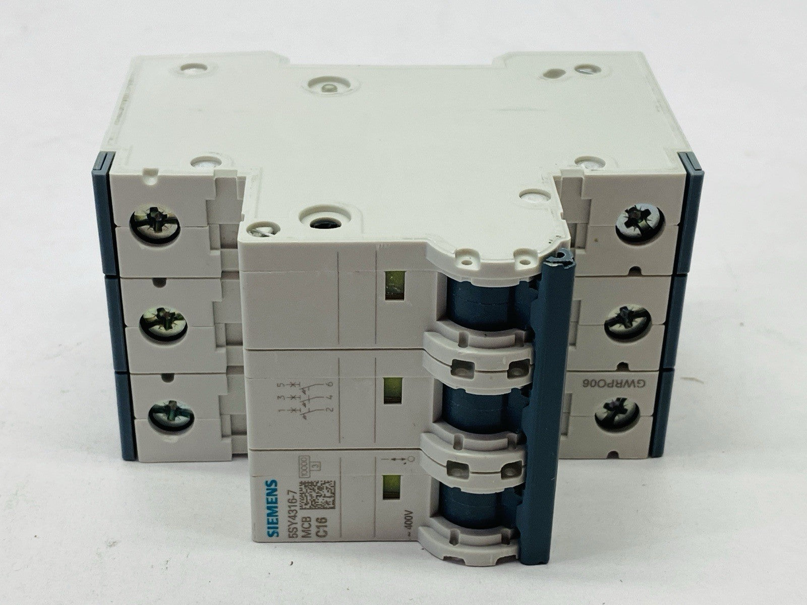 Siemens 5SY4316-7 Miniature Circuit Breaker 3-Pole 16A 16kA 400A - Maverick Industrial Sales