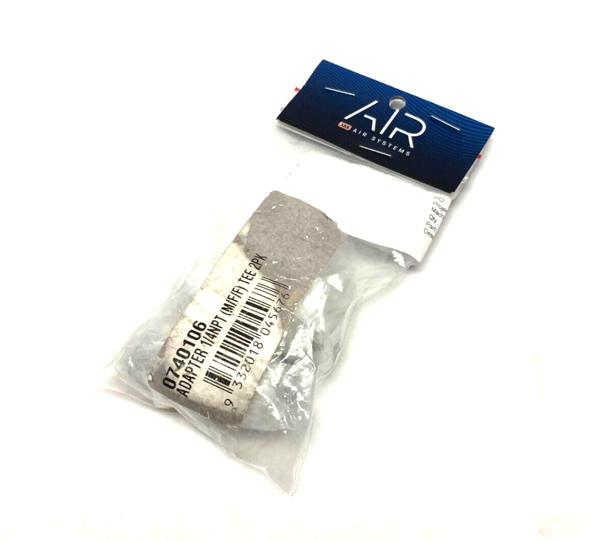 ARB Air Systems 0740196 Adapter Tee Fitting M/F/F 1/4" NPT PKG OF 2 - Maverick Industrial Sales