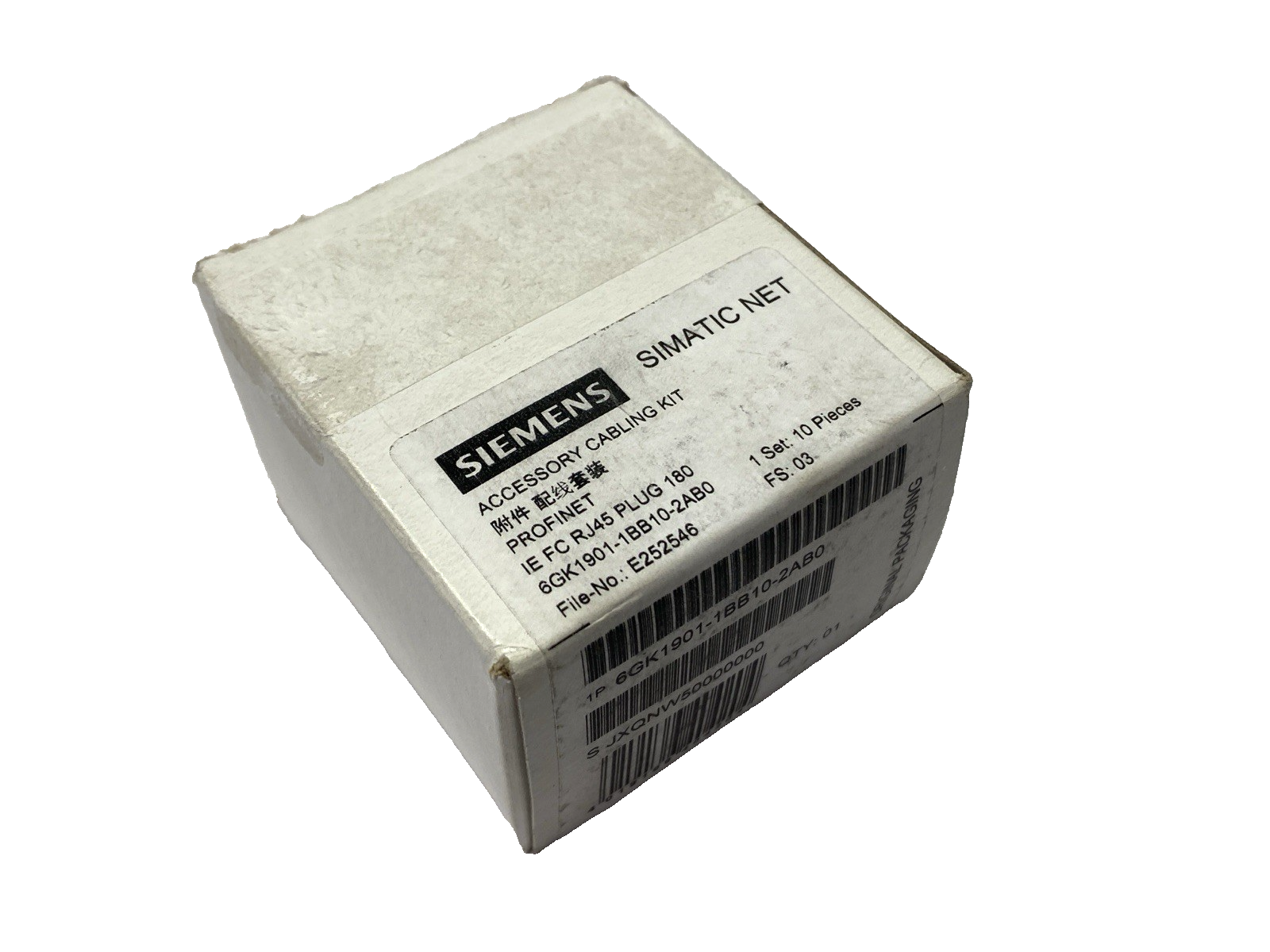 Siemens 6GK1901-1BB10-2AB0 SIMATIC NET Industrial Ethernet RJ45 Plug PKG OF 12 - Maverick Industrial Sales