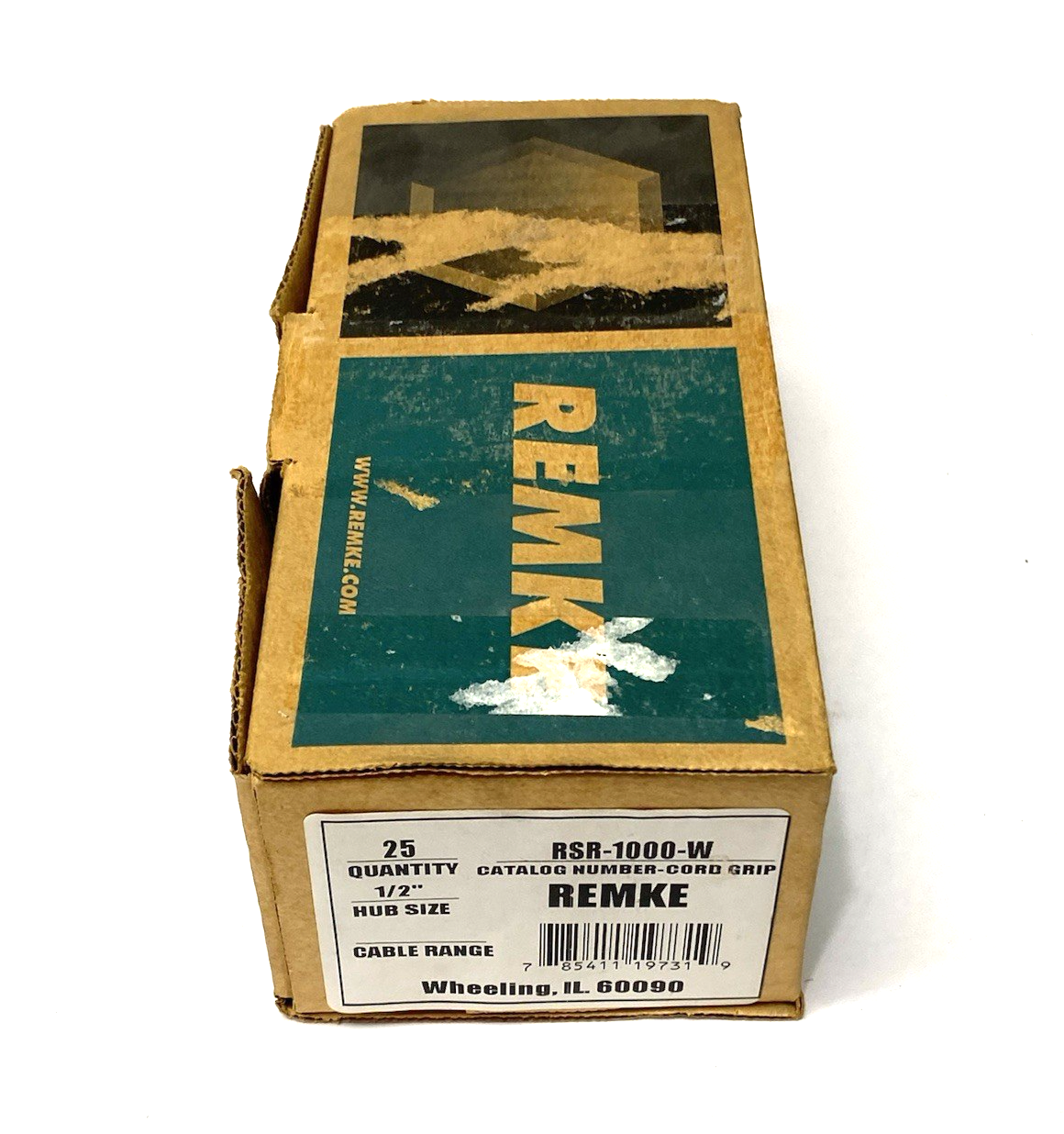 Remke RSR-1000-W Tuff-Seal Cord Grip Connector 1/2" NPT Aluminum BOX OF 25 - Maverick Industrial Sales