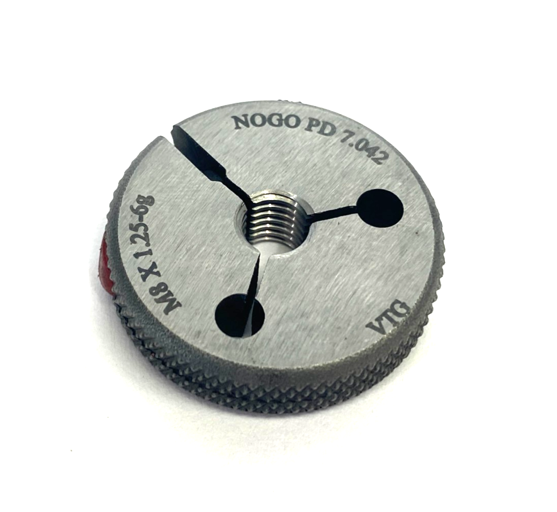 Vermont Gage 362120520 Threaded Ring Gauge M8x1.25-6G NOGO PD 7.042 - Maverick Industrial Sales
